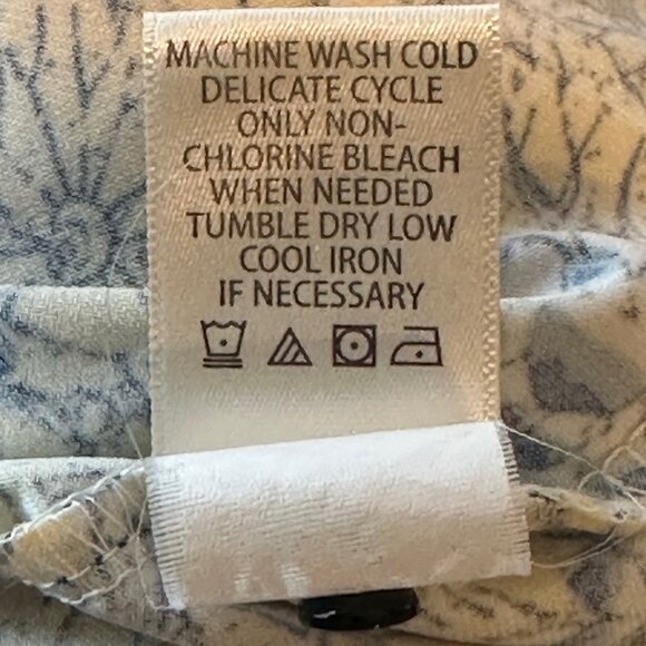 SALE 2/15 Max Studio Sleeveless Floral Mini Dress Blue/Yellow Size Small - Picture 8 of 8